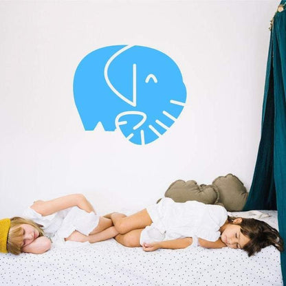 Elephant Wall Decal, Nursery Wall Decal, Nursery Wall Sticker, Nursery Wall Decor, Elephant Wall Sticker, Animal Wall Art, Baby Shower Gift