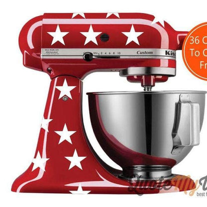 Kitchen Aid Mixer Decals, KitchenAid Decals, Peel And Stick, Star Decals, Decals For Mixers, Stick On Stars, Kitchen Mixer Decals, Star Art