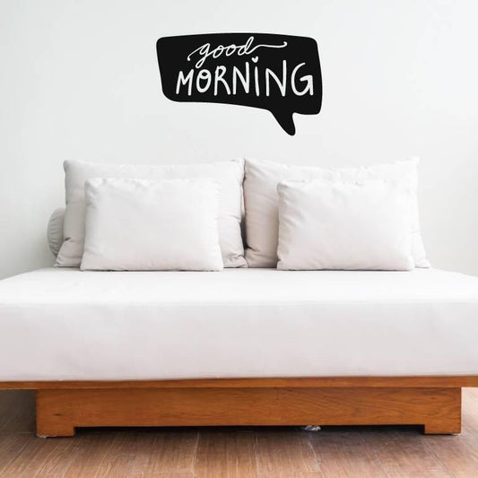 Good Morning Wall Sticker Quote