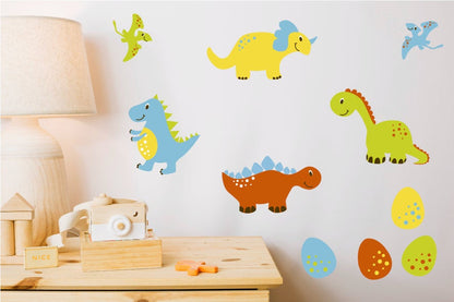 Dinosaur Birthday, Dinosaur Decor, Dinosaur Print, Dinosaur Wall Decals, Dinosaur Stickers, Kids Decals, Gift For Kids, Bedroom Decals, 20