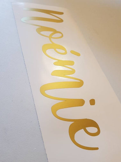Custom Name Decal, Calligraphy, Personalized Decal, Personalized Sticker, Custom Name Sticker, Custom Wall Art, Name Wall Decal, Artwork,770