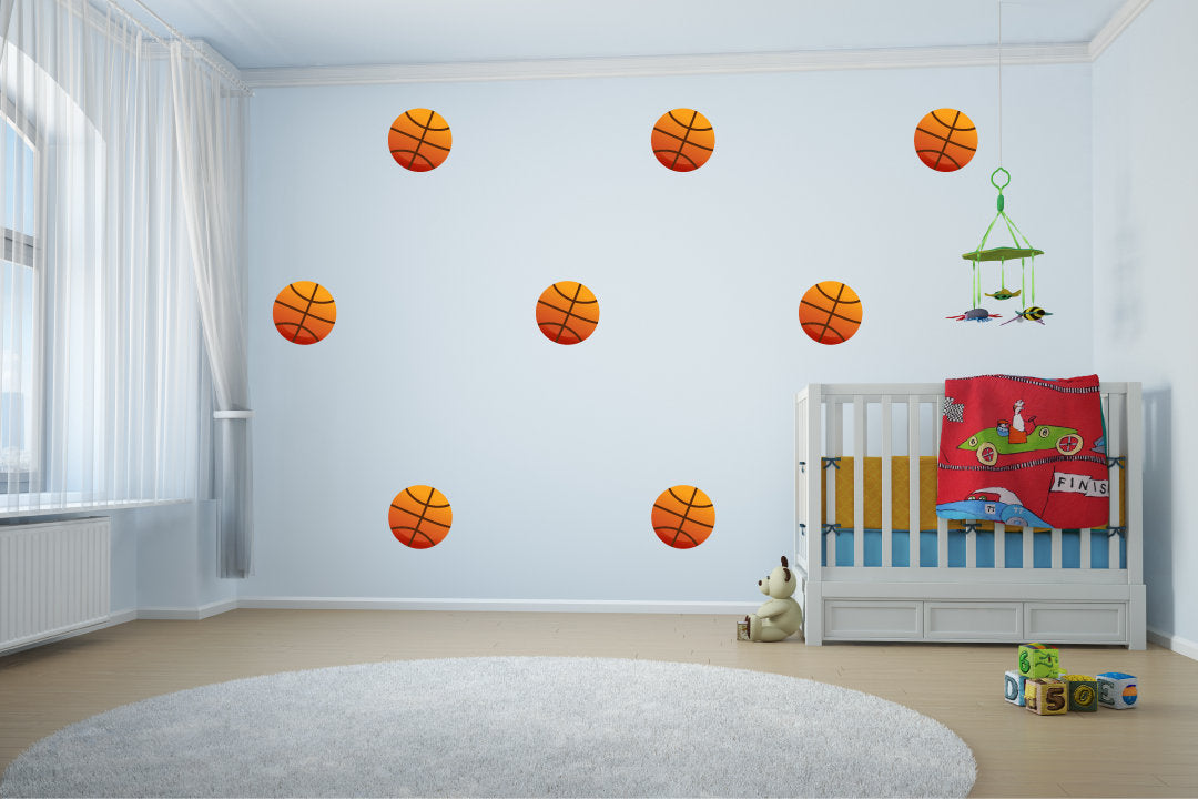 Vinyl Wall Art, Basketball Wall Decals, Basketball Wall Stickers, Kids Wall Art, Childrens Bedroom Stickers, Decals For Kids, Sports, 50