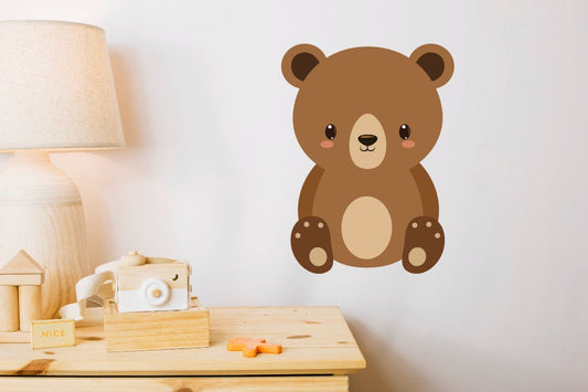 Bear Wall Decal, Bear Wall Sticker, Childrens Wall Stickers, Kids Wall Art, Bear Sticker, Kids Decals, Wall Stickers For Kids, Wall Art, D01