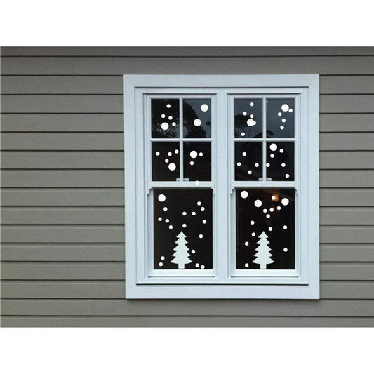 Christmas Window Decals, Christmas Window Stickers, Xmas Window Stickers, Xmas Window Decals, Christmas Decals, Christmas Stickers, Snow