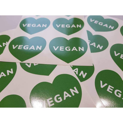 Vegan Sticker, Vegan Decals, Vegan Lover, 100% Vegan, Vegan Heart, Green Vegan, Love Vegan, Vegan Love, Vegan Gifts, Vegan Stickers, Love
