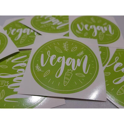 Vegan Laptop Sticker, Vegan Stickers, Vegan Gifts, Vegan Decal, Laptop Stickers, Animal Rights, Vegan Logo, Vegan Power, Gifts For Vegans