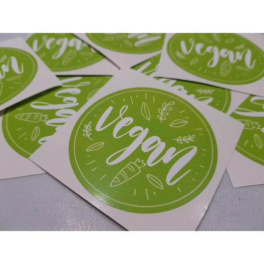 Vegan Laptop Sticker, Vegan Stickers, Vegan Gifts, Vegan Decal, Laptop Stickers, Animal Rights, Vegan Logo, Vegan Power, Gifts For Vegans