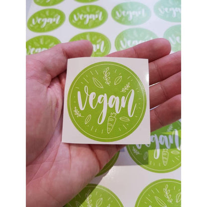Vegan Laptop Sticker, Vegan Stickers, Vegan Gifts, Vegan Decal, Laptop Stickers, Animal Rights, Vegan Logo, Vegan Power, Gifts For Vegans