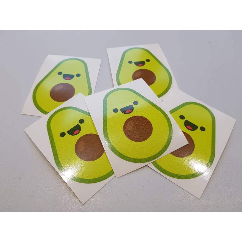 Avocado Sticker, Sticker Bomb, Avocado Decal, Avocado Laptop Decal, Macbopok Decal, Vegan Sticker, Vegan Stickers, Vegan Gift, Vegan Decal