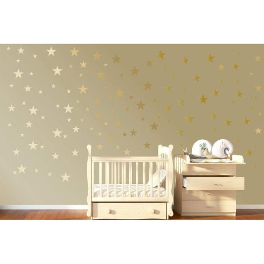 120 Gold Star Wall Stickers Gold Wall Decals Star Wall Decals Star Decals Baby Room Wall Art Gold Confetti Star Confetti Twinkle Stars Kids