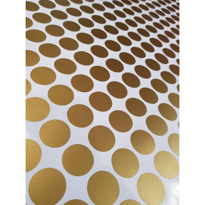 100 Gold Polka Dot Wall Decals Polka Dot Wall Stickers Peel And Stick Home Decor Circle Decals For Nursery Kids Bedroom Childrens Room Decor