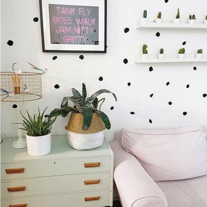 Polka Dot Wall Decal Stickers Irregular Polka Dot Stickers For Bedroom Nursery Office Peel And Stick Home Wall Decor