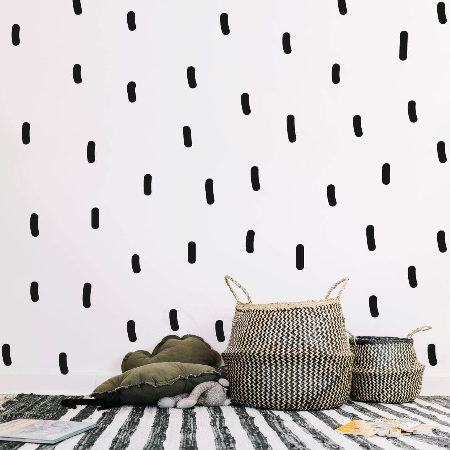 Sprinkle Wall Stickers Wall Decor Artwork Peel And Stick Modern Wall Decals Interior Design Idea Gifts Home Decoration 36 Colours