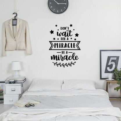 Miracle Inspirational Wall Sticker Quote