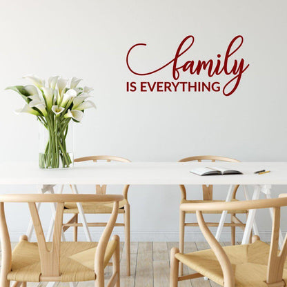 Family Is Everything Wall Stickers Quote