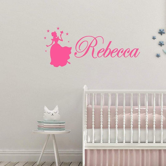 Personalised Name Fairy Wall Sticker