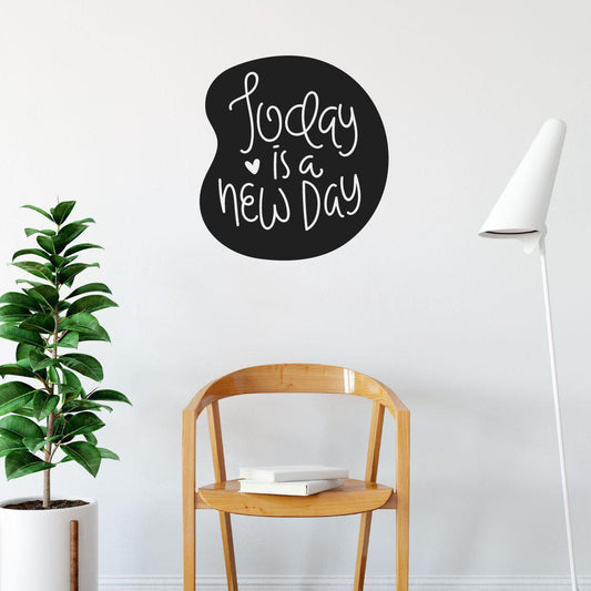 Today Is A New Day Inspirational Wall Sticker Quote