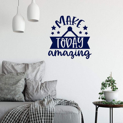 Make Today Amazing Motivational Wall Sticker Quote