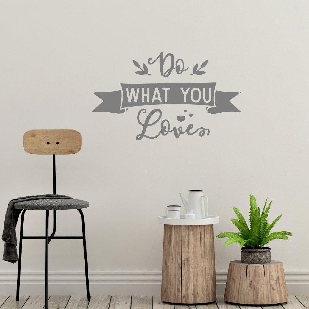 Do What You Love Inspirational Wall Sticker Quote