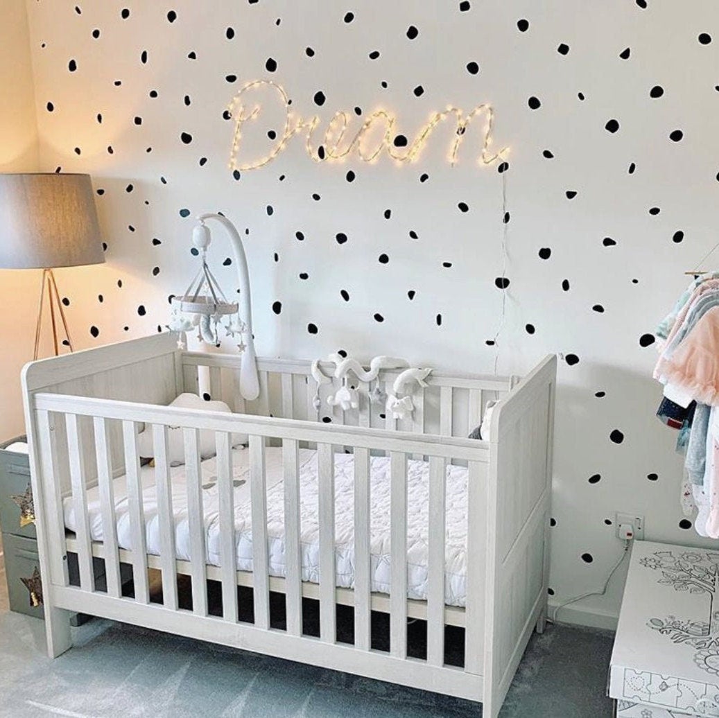 560 Dalmation Dot Spot Wall Stickers Polka Dots Wall Decal Vinyl Wall Art Kids Nursery Home Wallpaper