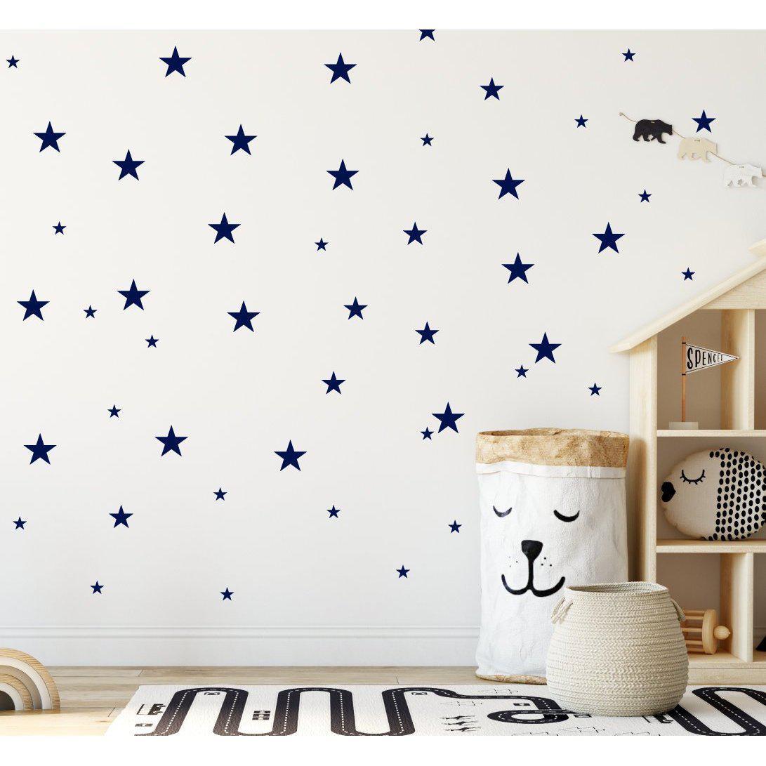120 Vinyl Star Wall Stickers
