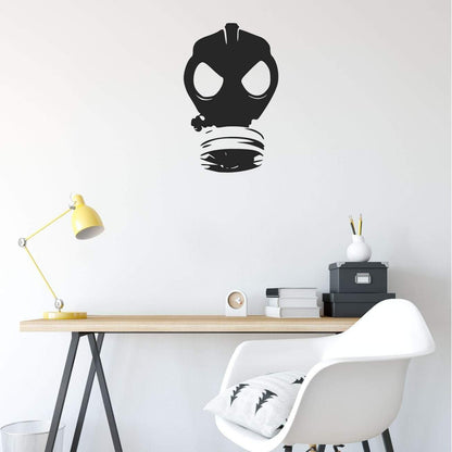 Banksy Wall Sticker Gas Mask