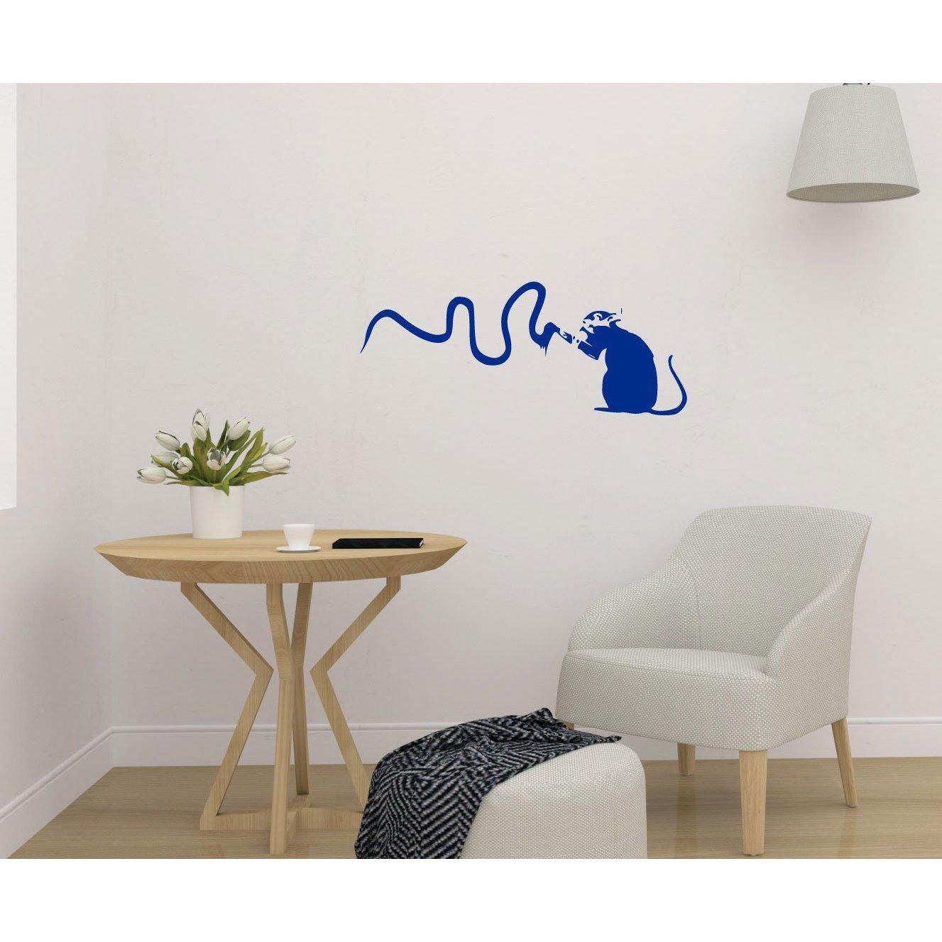 Rat With Paint Banksy Wall Sticker