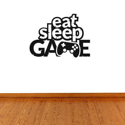 Eat Sleep Game Gaming Wall Sticker