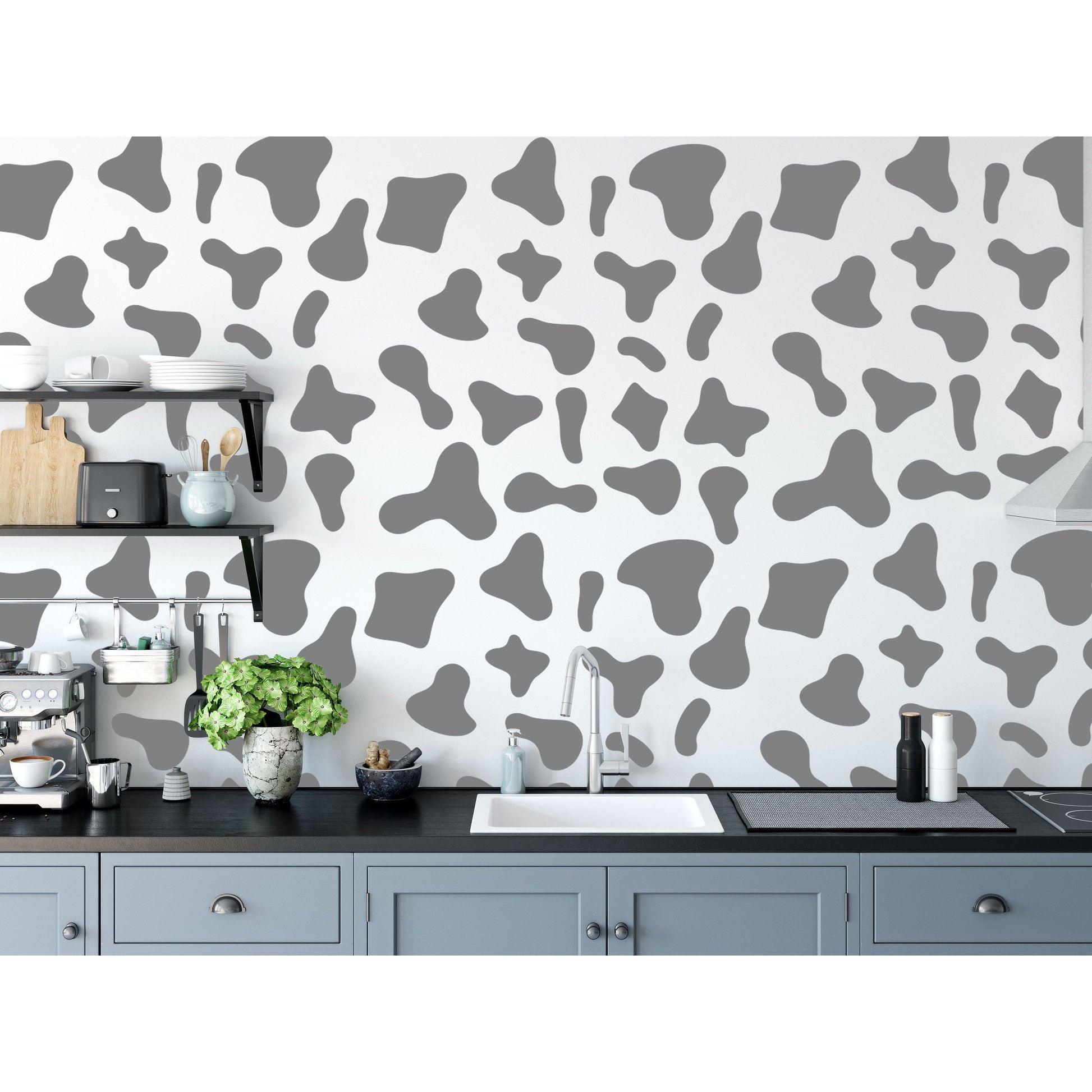 Cow Spots Wall Stickers