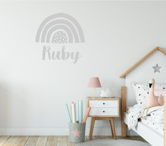 Personalised Decorative Rainbow Wall Sticker