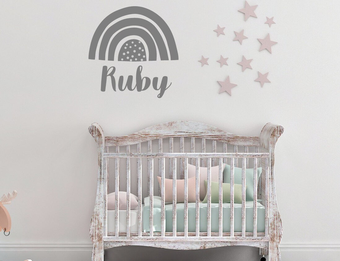 Personalised Decorative Rainbow Wall Sticker