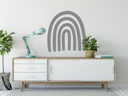 Large Arc Rainbow Shape Wall Sticker