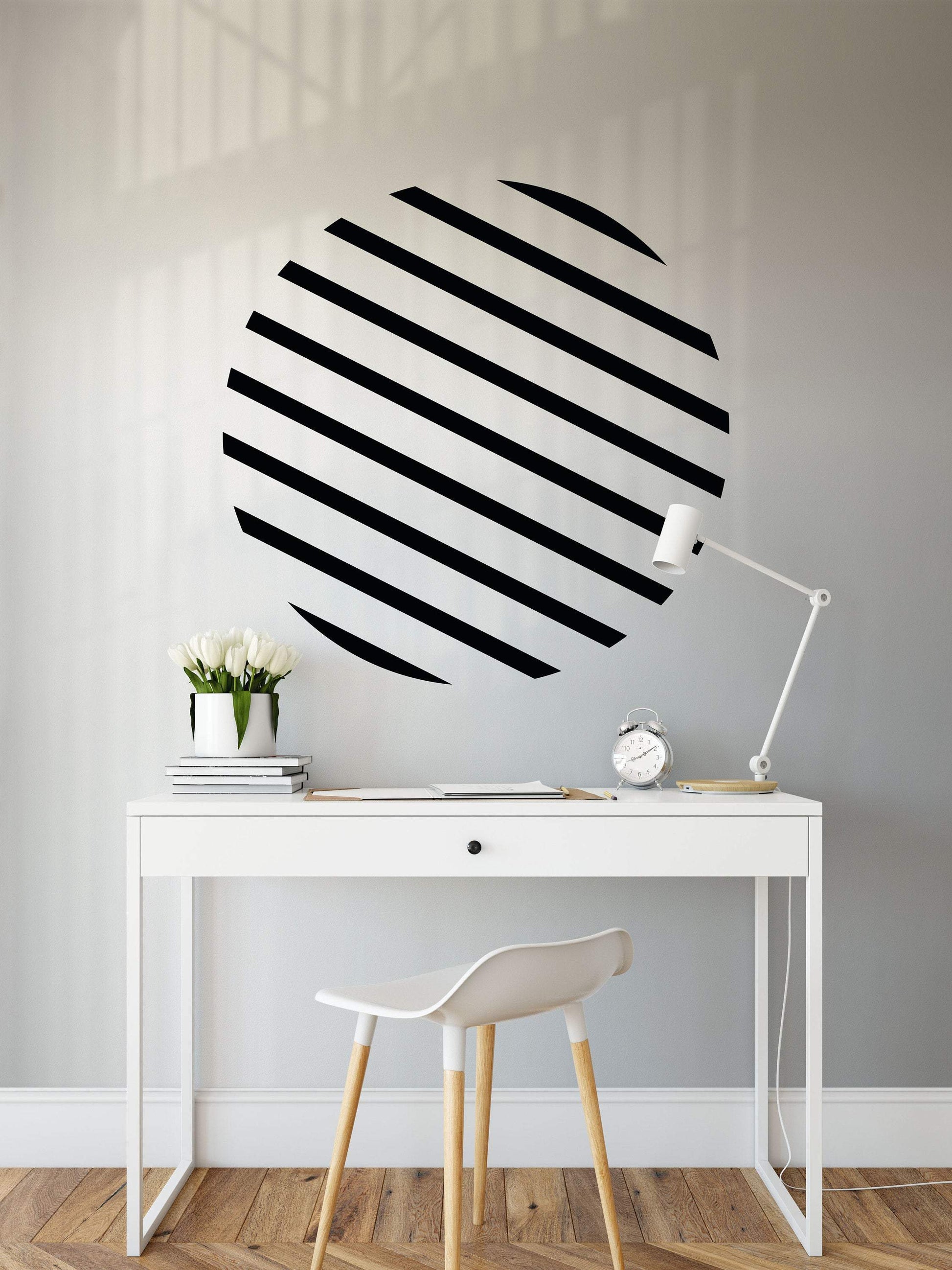 Large Abstract Circle Wall Sticker