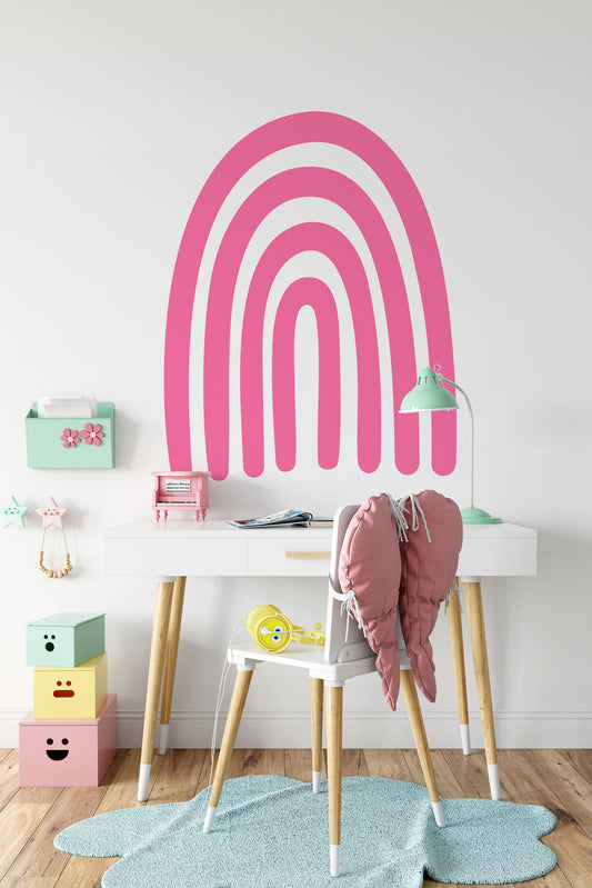 Large Arc Rainbow Shape Wall Sticker