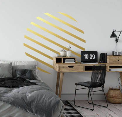 Cut Out Circle Abstract Large Wall Decal Sticker