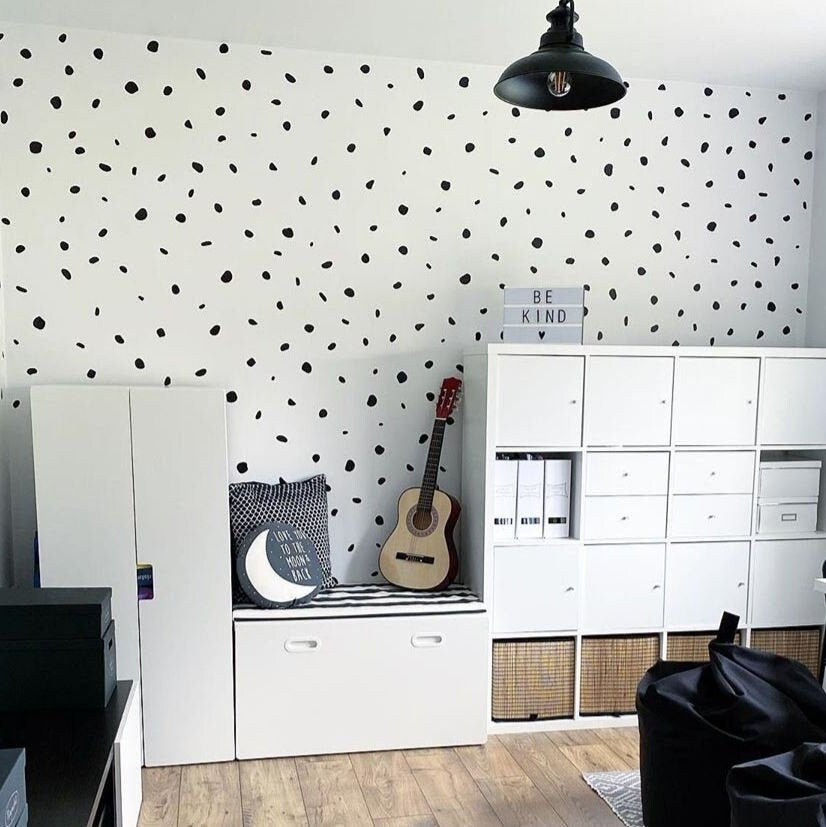 560+ Vinyl Polka Dot Wall Stickers Dalmation Spot Wall Decals Home Decor Kids Nursery Peel & Stick Removable