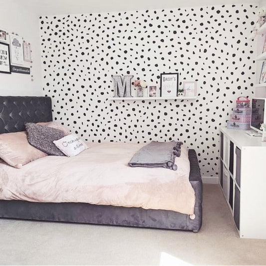 560 Dalmation Dot Spot Wall Stickers Polka Dots Wall Decal Vinyl Wall Art Kids Nursery Home Wallpaper