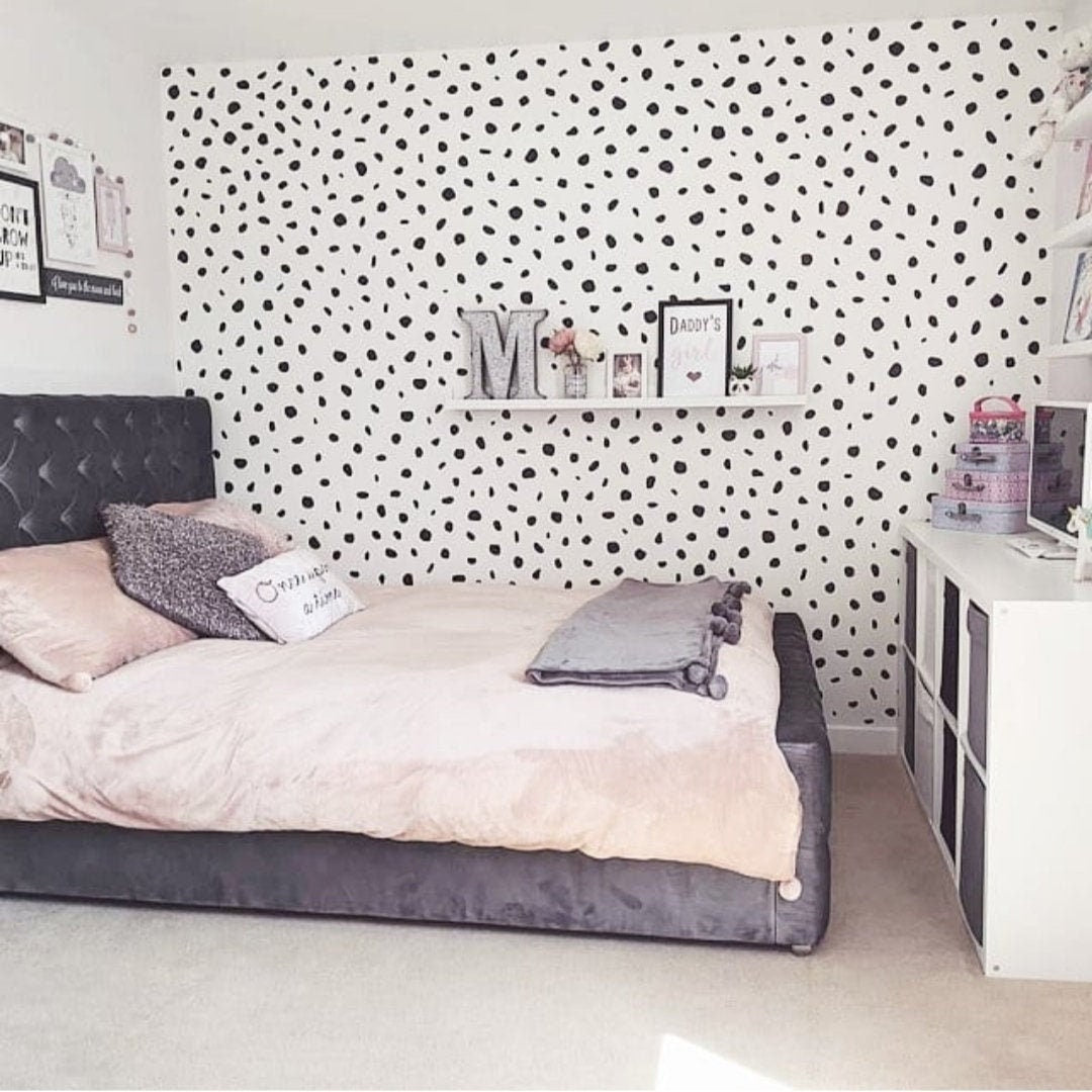 560+ Polka Dot Wall Stickers Dalmation Spot Decals Home Nursery Kids Bedroom Vinyl Wall Art