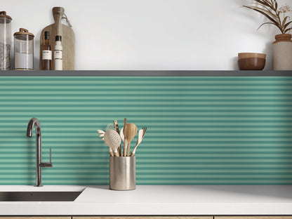 Self Adhesive Furniture Stickers Green Stripe Pattern Furniture/Window Vinyl Wrap Vinyl Wraps For Furniture