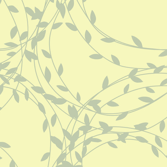Furniture Self Adhesive Sticker Wrap Pale Green Vines Floral Vinyl Wrap Vinyl Wraps For Furniture