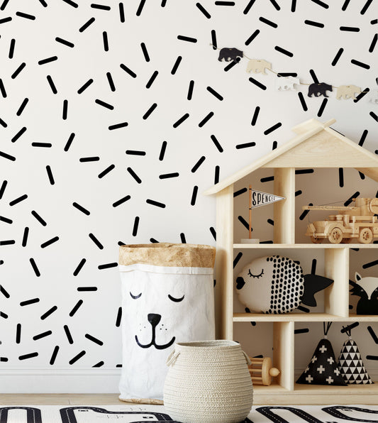 105 Thin Sprinkles Wall Stickers