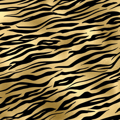Classic Golden Tiger Print Pattern Vinyl Wrap