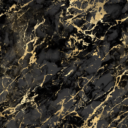 Furniture Self Adhesive Sticker Wrap Black & Gold Effect Marble Vinyl Wrap Vinyl Wraps For Furniture