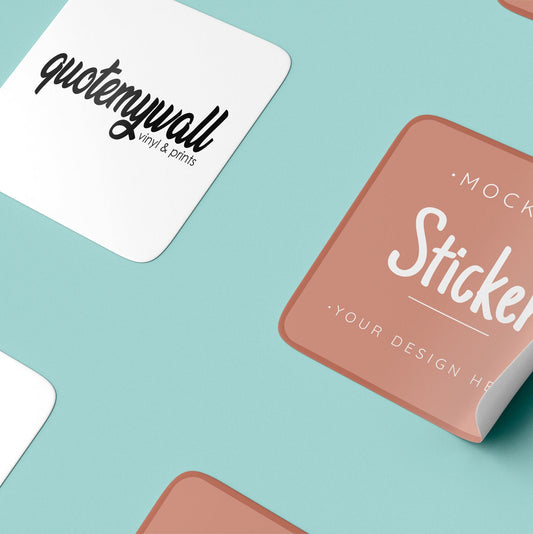 Custom Rounded Square Sticker Labels