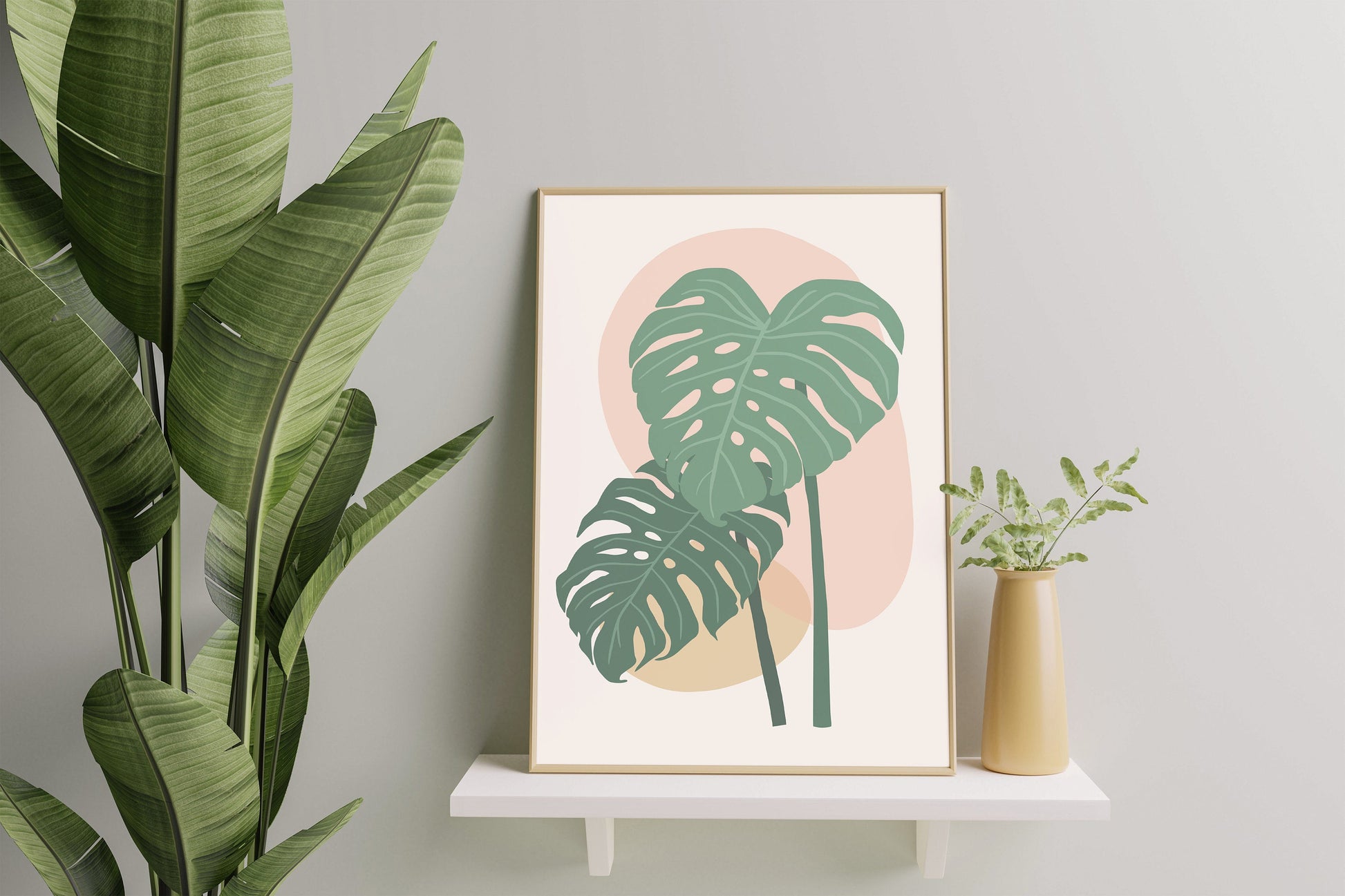 Botanical Leaf Boho Print