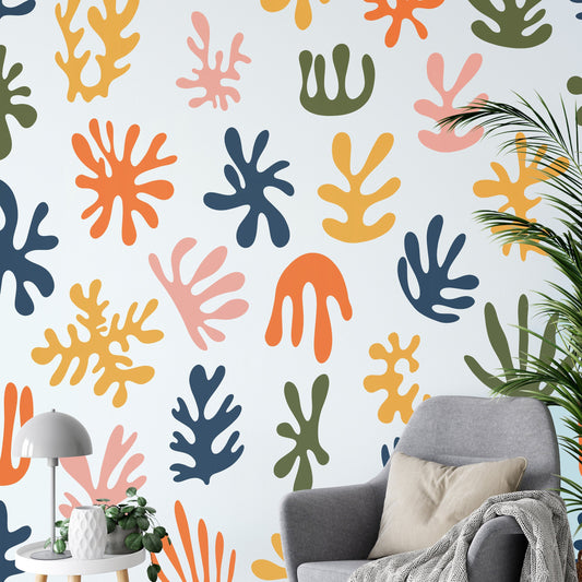 Contemporary Art Algae Wall Stickers