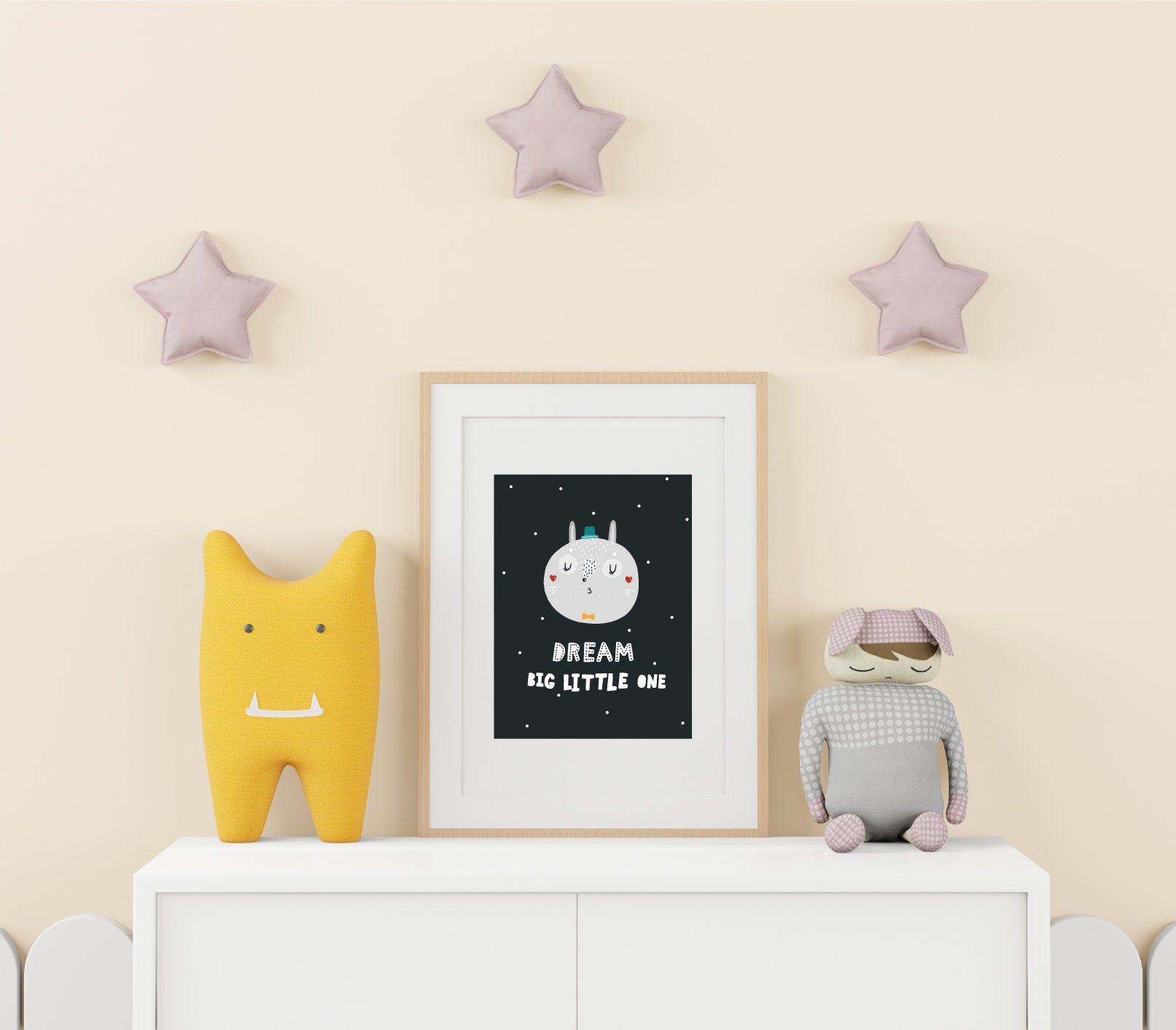 Dream Big Little One Nursery Print