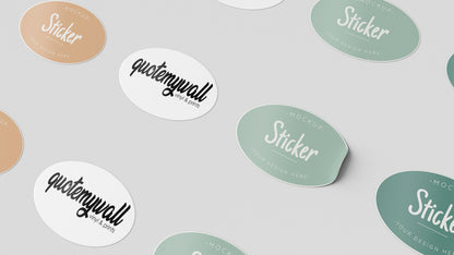 Custom Oval Label Stickers