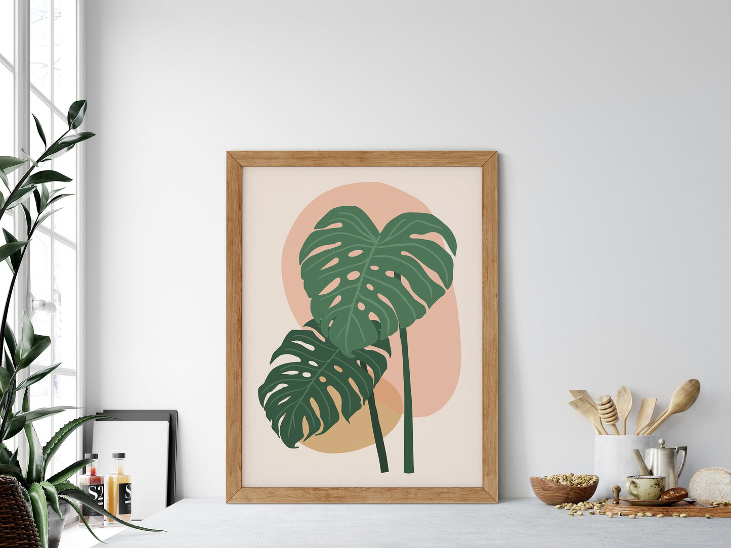 Botanical Leaf Boho Print