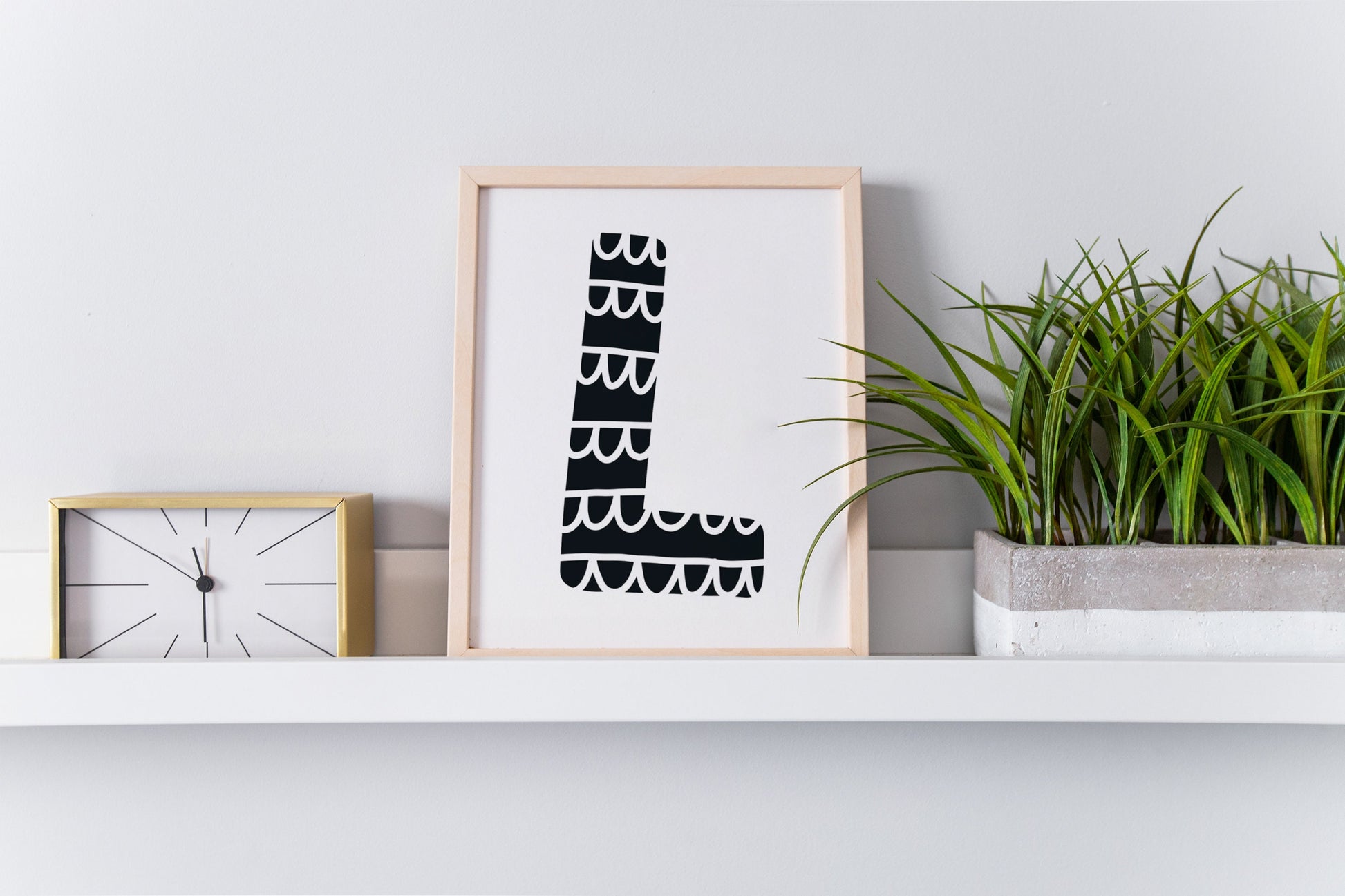 Scandinavian Letter Personalised Print